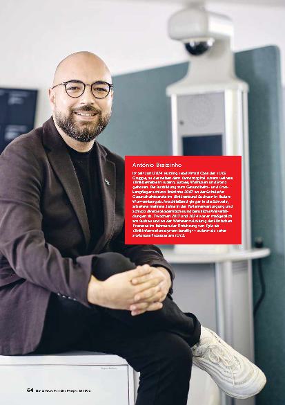 Vorschauseite 1: Die Virtual Care Unit ist ein Meilenstein für die digitale Pflege