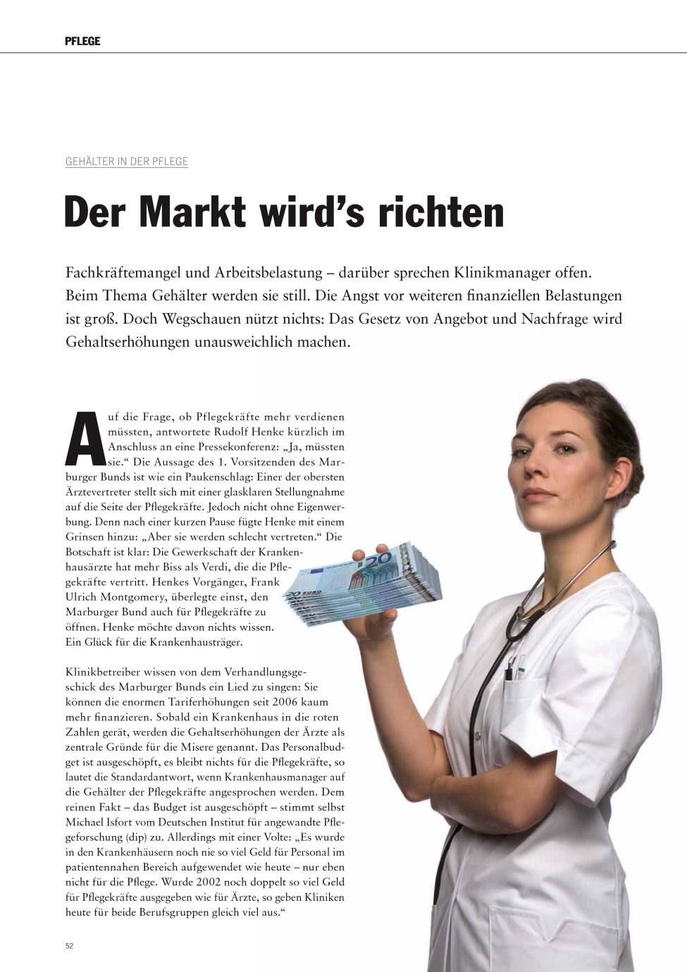 Vorschauseite 1: Der Markt wird?s richten