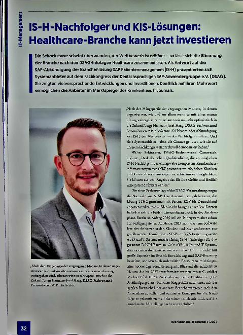 Vorschauseite 1: IS-H-Nachfolger und KIS-Lösungen: Healthcare-Branche kann jetzt investieren
