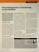 Vorschauseite 1: Ultraschalldiagnostik zur Früherkennung von Eierstockkrebs