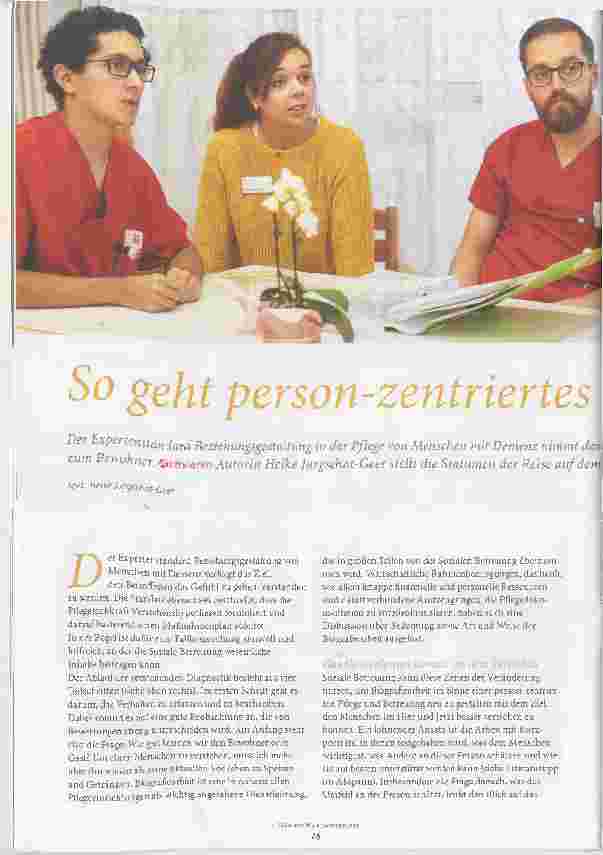 Vorschauseite 1: So geht personenzentriertes Arbeiten.