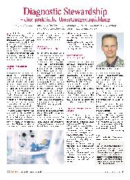 Vorschauseite 1: Diagnostic Stewardship - eine praktische Umsetzungsempfehlung