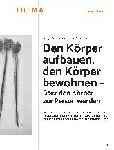 Vorschauseite 2: Den Körper aufbauen, den Körper bewohnen – über den Körper zur Person werden