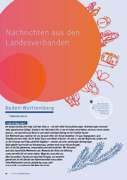 Vorschauseite 1: Nachrichten aus den Landesverbänden