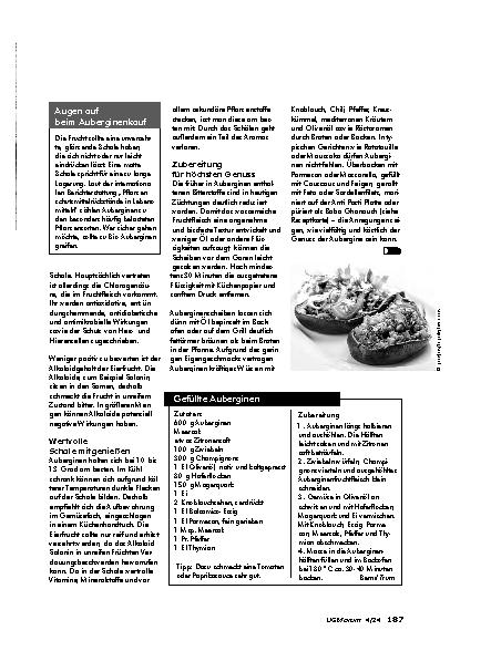 Vorschauseite 2: Aubergine: Formschöne Frucht in Lila