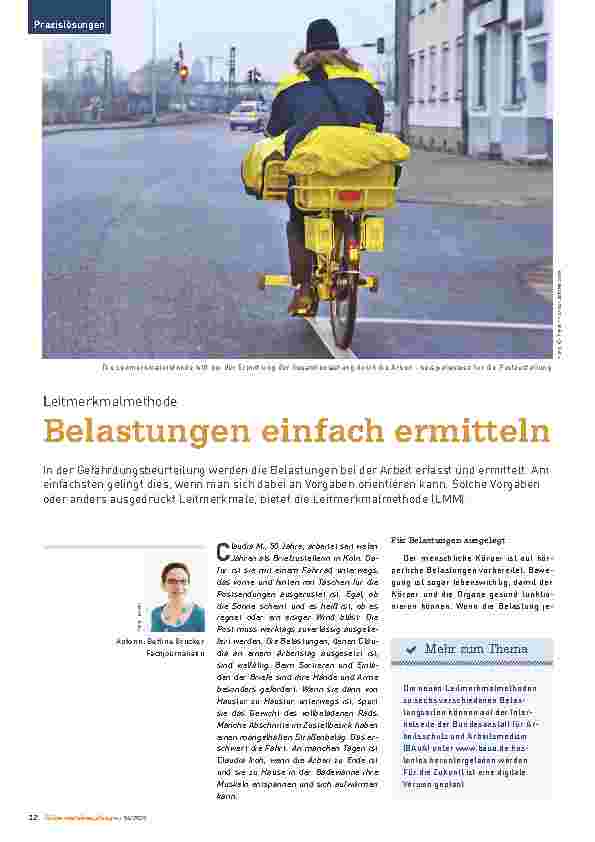 Vorschauseite 1: Leitmerkmalmethode: Belastungen einfach ermitteln