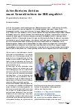 Vorschauseite 1: Achim Bonte in Amt des neuen Generaldirektors der SBB eingeführt. Programmatische Rede zum Start.