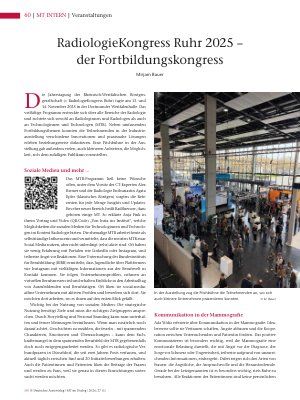 Vorschauseite 1: RadiologieKongress Ruhr 2025 – der Fortbildungskongress