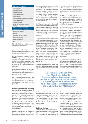 Vorschauseite 2: Hygienemanagement im Krankenhaus Eine interdisziplinäre und fortlaufende Aufgabe