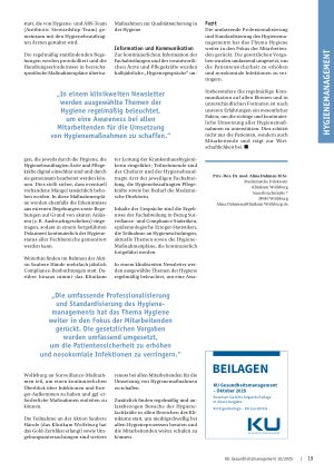 Vorschauseite 3: Hygienemanagement im Krankenhaus Eine interdisziplinäre und fortlaufende Aufgabe