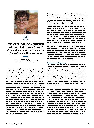 Vorschauseite 3: Digitalisierung in der Medizin – Die Zukunft des Gesundheitswesens