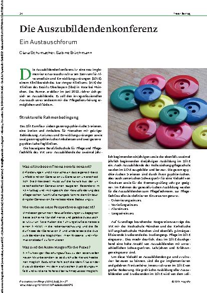 Vorschauseite 1: Die Auszubildendenkonferenz - Ein Austauschforum