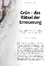 Vorschauseite 2: Grün - das Rätsel der Erneuerung
