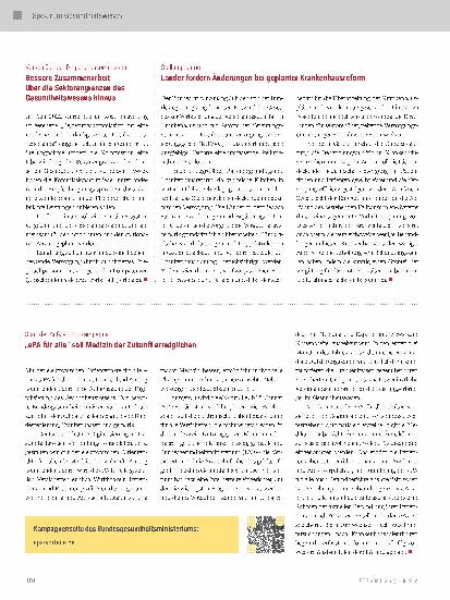 Vorschauseite 3: Spektrum Gesundheitswesen