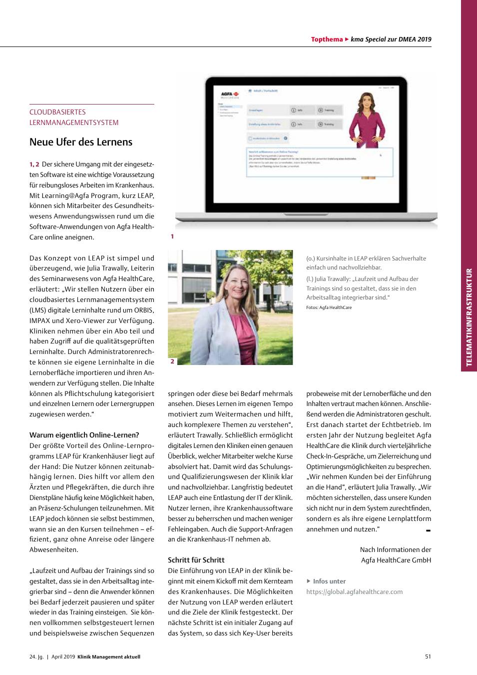 Vorschauseite 1: Cloudbasiertes Lernmanagementsystem: Neue Ufer des Lernens