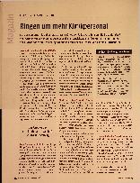 Vorschauseite 1: Ringen um mehr Klinikpersonal