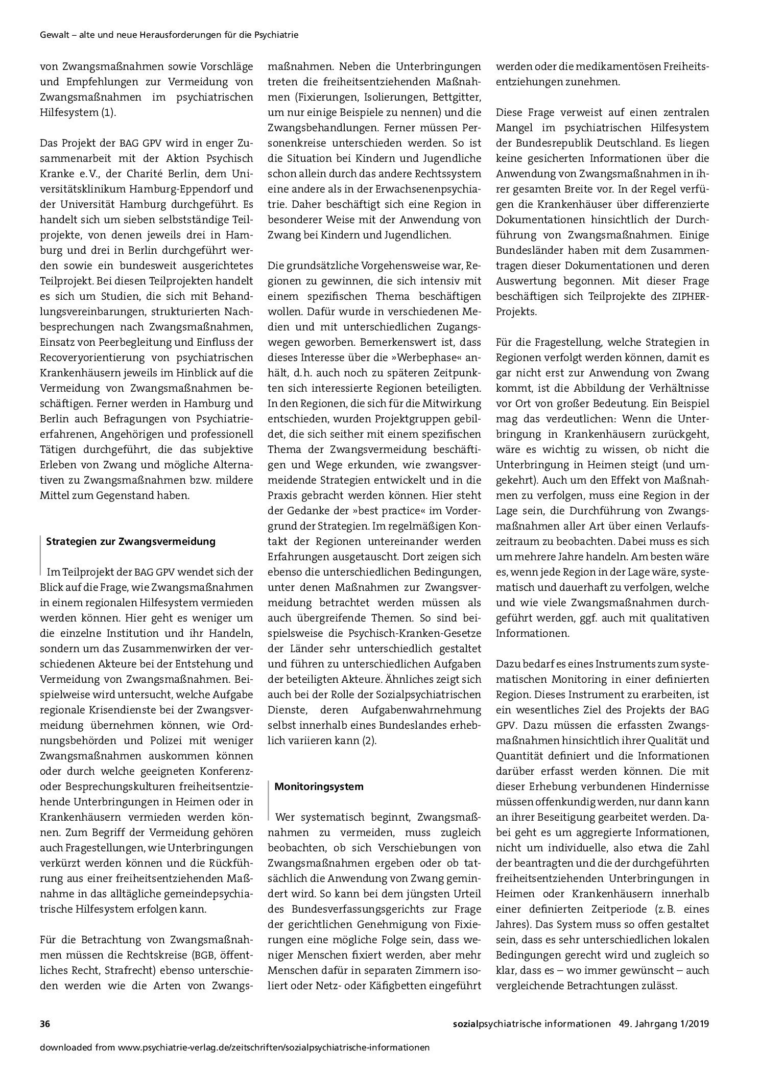 Vorschauseite 2: Strategien zur Vermeidung von Zwang