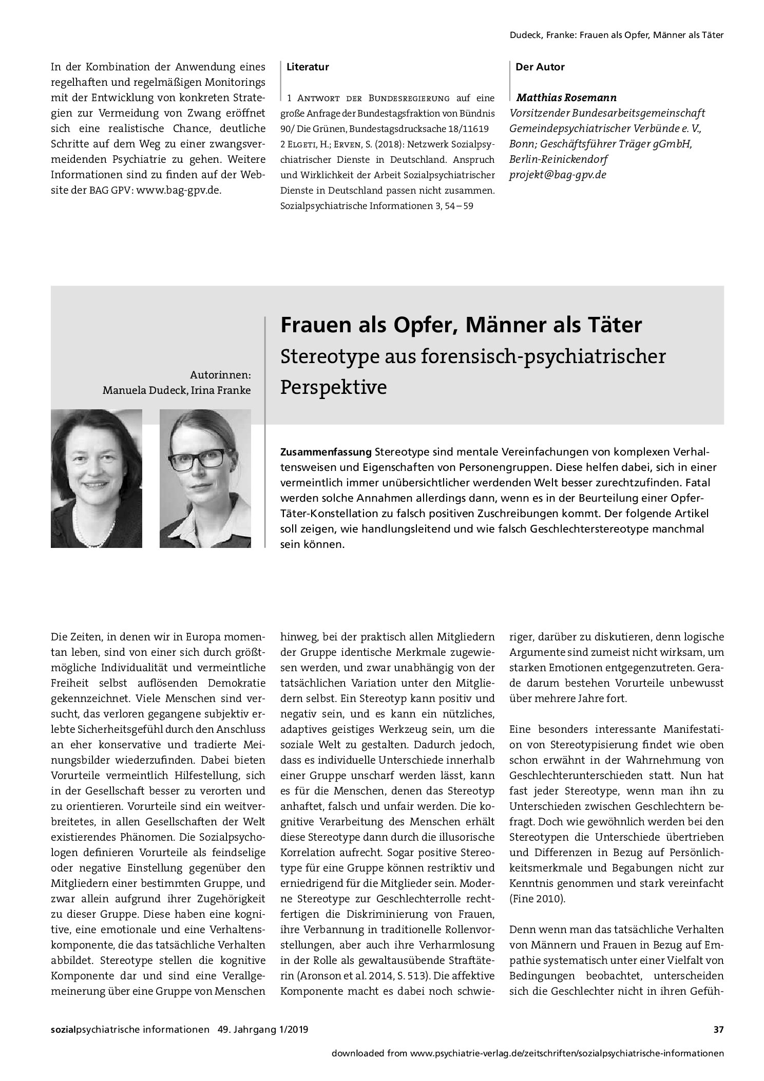 Vorschauseite 3: Strategien zur Vermeidung von Zwang