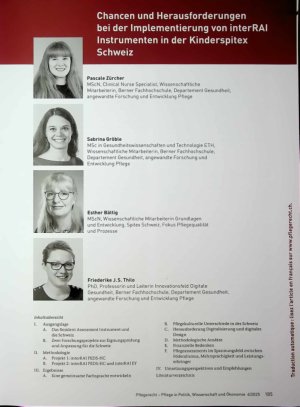 Vorschauseite 1: Chancen und Herausforderungen bei der Implementierung von interRAI Instrumenten in der Kinderspitex Schweiz