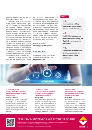 Vorschauseite 4: Digitaler Pflegeüberleitungsbogen