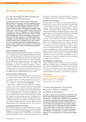 Vorschauseite 1: Aktuelle Informationen Für die bestmögliche Behandlung des Diabetischen Fußsyndroms