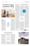 Vorschauseite 1: Gerechter Zugang zu qualitativer Pflege