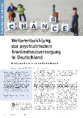Vorschauseite 1: Weiterentwicklung der psychiatrischen Krankenhausversorgung in Deutschland: Positionen der Gesetzlichen Krankenkassen