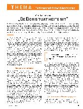 Vorschauseite 1: "Die Doris tut heute nicht."