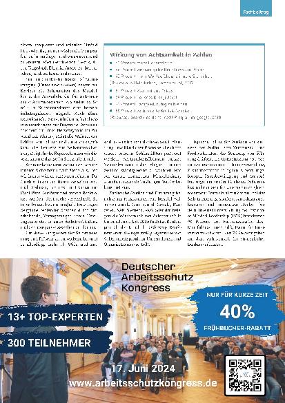 Vorschauseite 2: Mit Achtsamkeit sicherer arbeiten. Mehr als ein Buzzword.