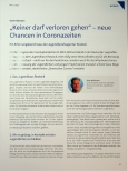 Vorschauseite 1: "Keiner darf verloren gehen" - neue Chancen in Coronazeiten