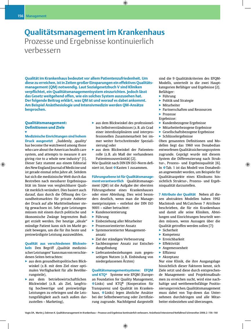 Vorschauseite 1: Qualitätsmanagement im Krankenhaus – Prozesse und Ergebnisse kontinuierlich verbessern