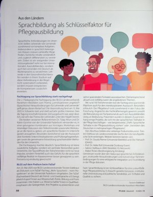 Vorschauseite 1: Aus den Ländern Sprachbildung als Schlüsselfaktor für Pflegeausbildung