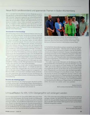 Vorschauseite 2: Aus den Ländern Sprachbildung als Schlüsselfaktor für Pflegeausbildung