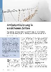 Vorschauseite 1: Ambulantisierung in unsicheren Zeiten