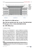 Vorschauseite 1: Ein Haus für die Menschen – das Zonierungskonzept der neuen Fachbibliothek Philologicum der Universitätsbibliothek der LMU München