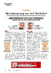 Vorschauseite 1: Refinanzierung nur mit Tariflohn?