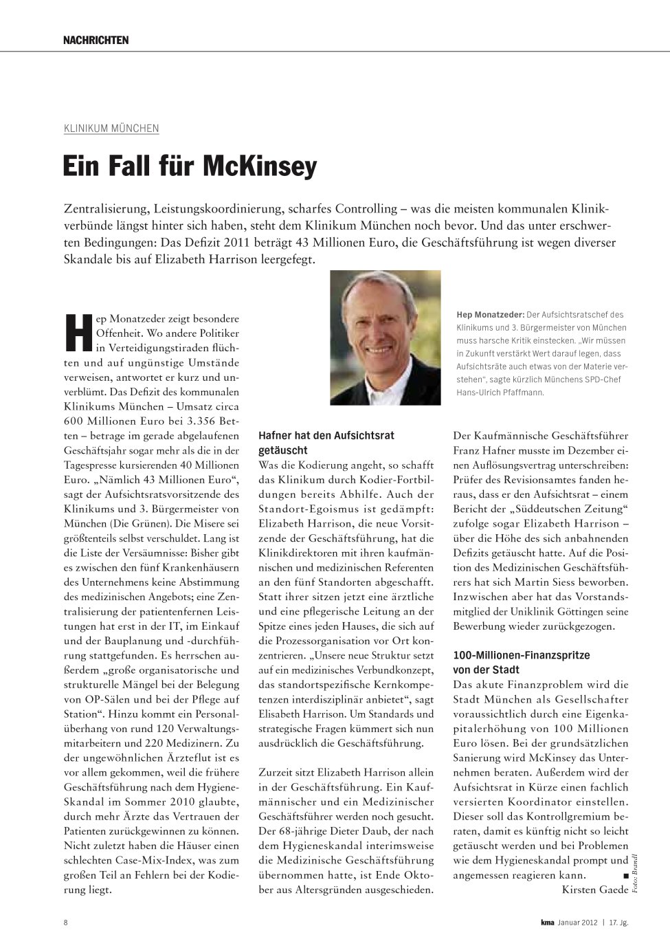 Vorschauseite 1: Ein Fall für McKinsey
