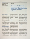 Vorschauseite 1: Die Inanspruchnahme von präventiven Angeboten durch Migrantinnen und Migranten mit glücksspielspezifischen Problemen.