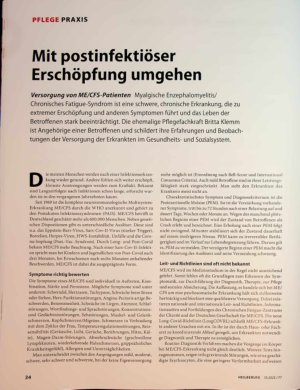 Vorschauseite 1: Mit postinfektiöser Erschöpfung umgehen