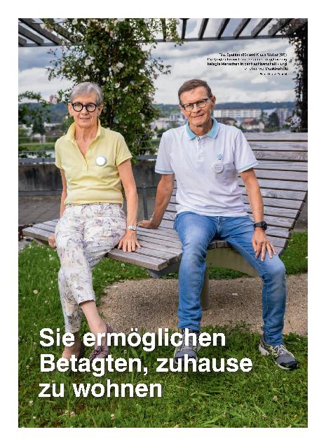 Vorschauseite 1: Sie ermöglichen Betagten, zu Hause zu wohnen.
