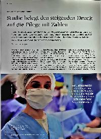 Vorschauseite 1: Studie belegt den steigenden Druck auf die Pflege mit Zahlen