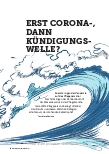 Vorschauseite 1: ERST CORONA-, DANN KÜNDIGUNGSWELLE?
