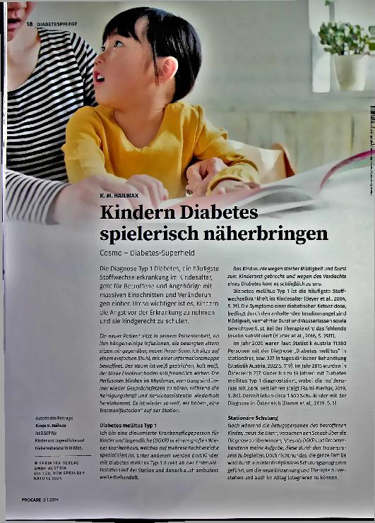 Vorschauseite 1: Kindern Diabetes spielerisch näherbringen