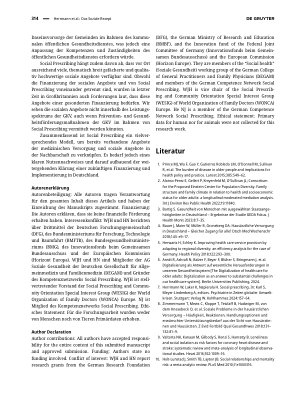 Vorschauseite 3: Das Soziale Rezept - eine Brücke zwischen medizinischer Versorgung und sozialen Angeboten in der Nachbarschaft