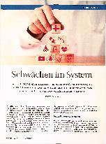 Vorschauseite 1: Schwächen im System