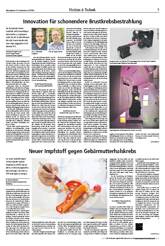 Vorschauseite 4: Medizin & Technik