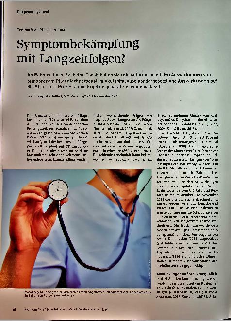 Vorschauseite 1: Symptombekämpfung mit Langzeitfolgen?