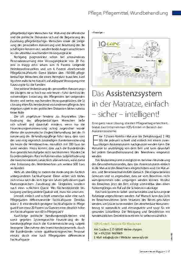 Vorschauseite 2: Versorgungssicherheit ist gefährdet.