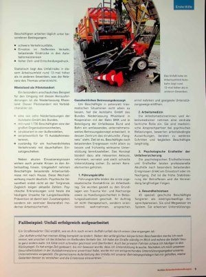 Vorschauseite 2: Traumatische Ereignisse im Arbeitskontext Ein Fangnetz für alle Fälle