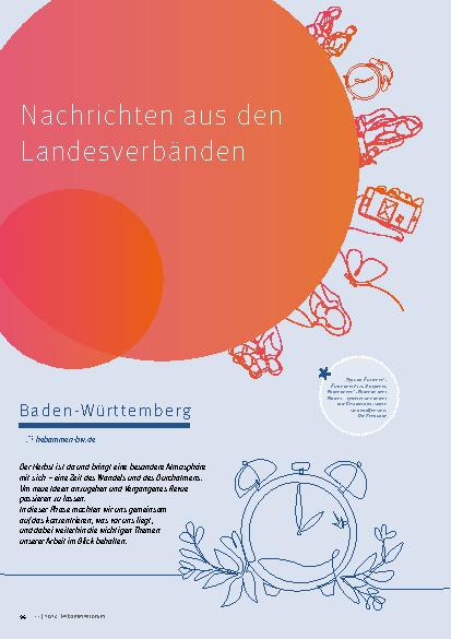 Vorschauseite 1: Nachrichten aus den Landesverbänden